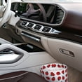 thumbnail image 7 of Easygdp Ladybug On Blue Stripes Car Trash Can Garbage Car Accessories Trash Can Car Waste Bin for for Driver and Passenger Any Vehicle, 7 of 7