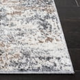 thumbnail image 3 of SAFAVIEH Aston Mackenzie Abstract Runner Rug, Ivory/Gray, 2' x 10', 3 of 11