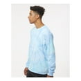 thumbnail image 2 of Colortone Mens Tie-Dyed Long Sleeve T-Shirt, S, Lagoon-0, 2 of 5