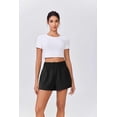 thumbnail image 3 of Pinspark Womens High Waisted Running Shorts, Lightweight Breathable Quick Dry Stretch Linerless Athletic Shorts with Pockets, 3 of 7