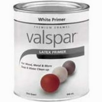 VALSPAR Paints 1/2 Pint Premium Latex Enamel Primer, White
