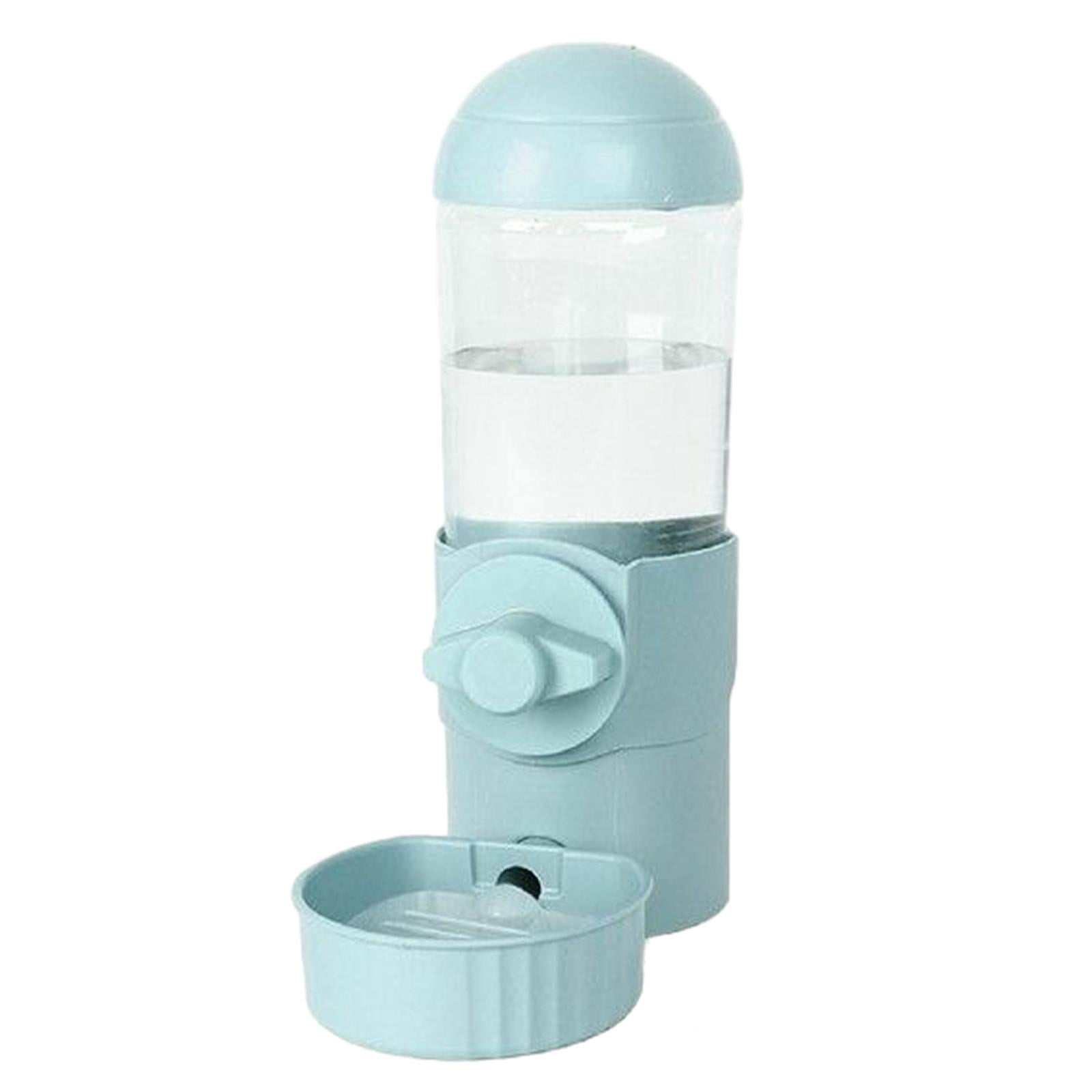 Fzaqwen Pet Water Drinker Cage Hanging Drinking Bottle Automatic Pet Water Fountain Easy Blue