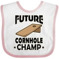 thumbnail image 3 of Inktastic Future Cornhole Player Boys or Girls Baby Bib, 3 of 4