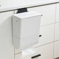thumbnail image 1 of Cubo de Basura Montado en Pared con Tapa, Gran Carga, Cubo de Basura, de Presión, Bolsa de Basura Fija para Basura Doméstica de .2x13.2x32.5cm Baoblaze Basura, 1 of 6