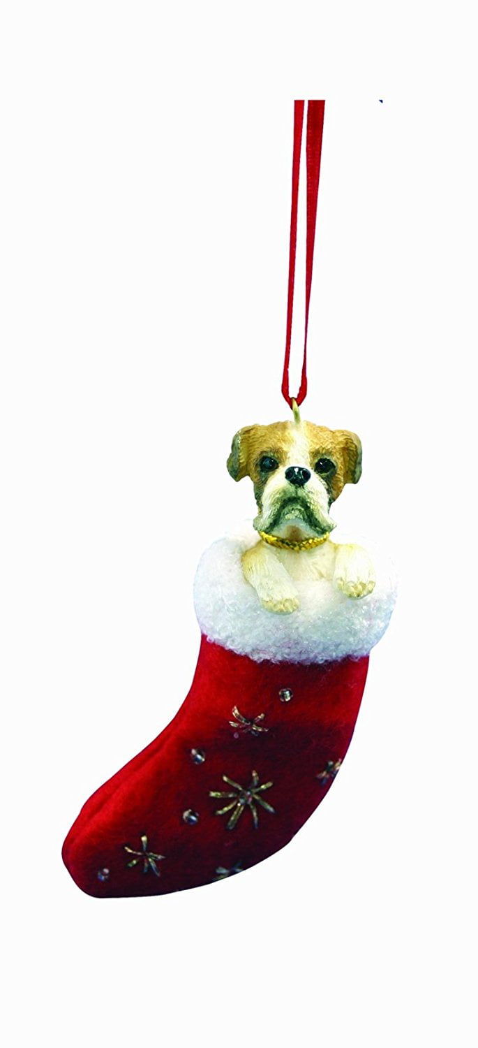 CHOW in Stocking Christmas Ornament-Santa's Little Pals-by E&S Pets 