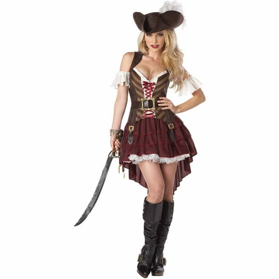 Sexy Plus Size Pirate Swashbuckler Womens Costume