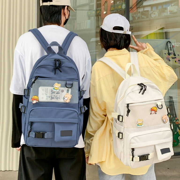 2022 Backpack,18IN Schoolbag Female Ins Style Korean Version of Harajuku  ulzzang Campus Junior High School Students Backpack New Trend Backpack  Unique