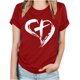 thumbnail image 1 of Blusas de Manga Corta para las Mujeres Imprimir Cuello Redondo Camiseta, Blusa Clásica Vintage para la Primavera Y el Verano, 1 of 4