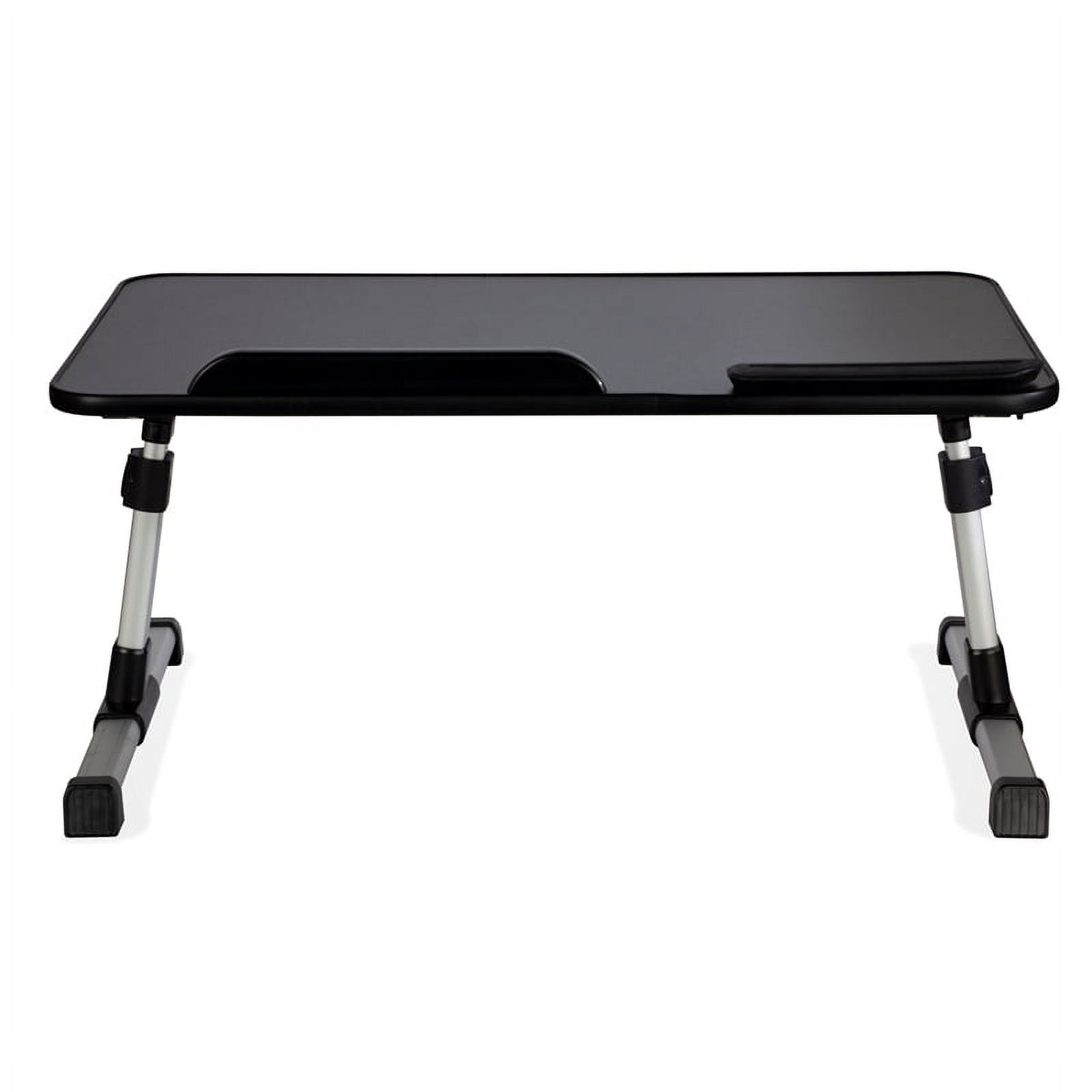 Atlantic Portable Laptop Tray Table with Adjustablt Height and Tilt, Fits Laptops up to 20", Black - image 4 of 8