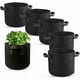 thumbnail image 1 of Delicias para jardineros: resistentes jardineras de tela no tejida con asas, el contenedor resistente ofrece un excelente drenaje para sus canteros de jardín de 2 galones, la tela transpirable, 1 of 5