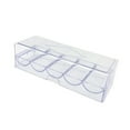 thumbnail image 4 of 10X Clear Acrylic Poker Chip Rack with Cover/Casino Chip Tray with Lid, Holds 100 Chips Each, 4 of 6