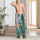 thumbnail image 2 of Balery Underwater Swimming Duck Pantalones de pijama para hombre, pijama ultraligero, pantalón de descanso-3X-Large, 2 of 6
