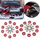 thumbnail image 5 of Kit de reparación de arandelas de parachoques kit de reparación de bahía de motor mantenimiento de acero inoxidable rojo para automóvil ANGGREK Otros, 5 of 8