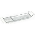 thumbnail image 5 of Home Intuition Stainless Steel Expandable Shower Bathtub Tray over The Clawfoot Tub Bath Caddy, 5 of 5