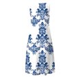 thumbnail image 5 of Striped Dresses for Women V Neck Sleeveless Maxi Dress Loose Fit A Line Casual Long Sundress Fashion Trendy Outfits Floral Travel Summer Dress 2026, S-5XL, 5 of 5