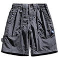 thumbnail image 1 of LSLJS Men's Cargo Shorts Multi-Pockets Relaxed Summer Beach Shorts Pants, Mens Shorts Summer Clothes, 1 of 3