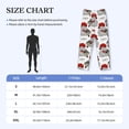 thumbnail image 4 of Lsque Rabbit And Hedgehog Print Men's Pajama Pants, Lounge Pant - Comfortable Home Wear,Elastic Waistband, Stylish Design-Medium, 4 of 9