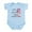 Sky Blue, variant on CafePress - Half Thai Half American Body Suit - Baby Light Bodysuit, Size Newborn - 24 Months