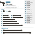 thumbnail image 7 of Amerock Faircrest 2 inch (51mm) Length Oil-Rubbed Bronze Cabinet Knob, 7 of 7