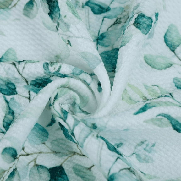 Printed Floral Liverpool Bullet Textured Fabric 20