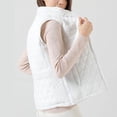 thumbnail image 3 of UPPADA Hooded Heated Vest for Women Cold Weather 8 Heating Zone Thermal Jacket Usb Recharging Warm Vest Winter Clothes Electric Vest Heating Women White,M, 3 of 3