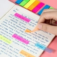 thumbnail image 2 of 1000 Pieces Sticky Notes Bookmarks, Index Tabs Mark Bookmarks Small Page Marker, Adhesive Writing Marker for Office, Study, Home,5 Colors, 2 of 5