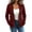 Wine, variant on CBASIHI Womens Ribbed Cardigans with Pockets- Casual Long Sleeve Fall Lightweight Open Front Sweater Gray Size S-2XL