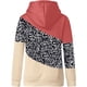 thumbnail image 4 of Sudaderas con capucha para mujer, suéter con cuello vuelto, informal, de manga larga, color block, sudaderas con capucha, suéteres, tops de otoño Zhivalor WRMH-1664-55, 4 of 5