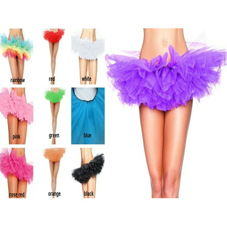 Women/Adult Teen 5 Layer Tulle TUTU Skirt Organza Pettiskirt Ballet Dancewear
