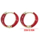 thumbnail image 2 of Pendientes de aro de primavera - pendientes pequeños de cobre fresco de 2 cm para mujer, joyería de moda versátil para el uso diario, 2 of 2