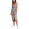thumbnail image 1 of Free People Womens Plaid Strapless Dress, Blue, X-Small, 1 of 1