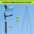 thumbnail image 5 of SSRck Thickened Easel Stand for Wedding Sign & Poster 63'' Portable Easels, 5 of 7