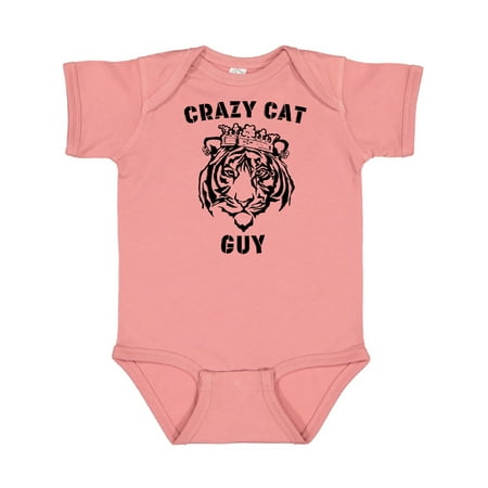 

Inktastic Crazy Cat Guy Tiger with Crown Gift Baby Boy or Baby Girl Bodysuit
