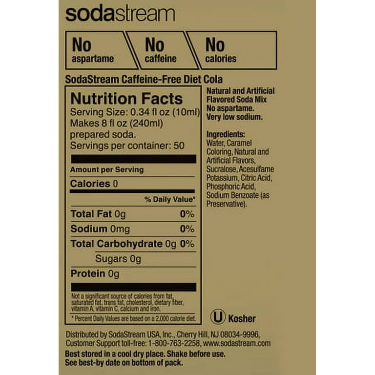  SodaStream SodaMix - Cola - 16.9 Fl. 0z. : Soda Soft
