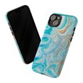 thumbnail image 2 of Marble Gold Glitter iPhone 15 Case-iPhone Case-iPhone 14 Case-iPhone, 2 of 3