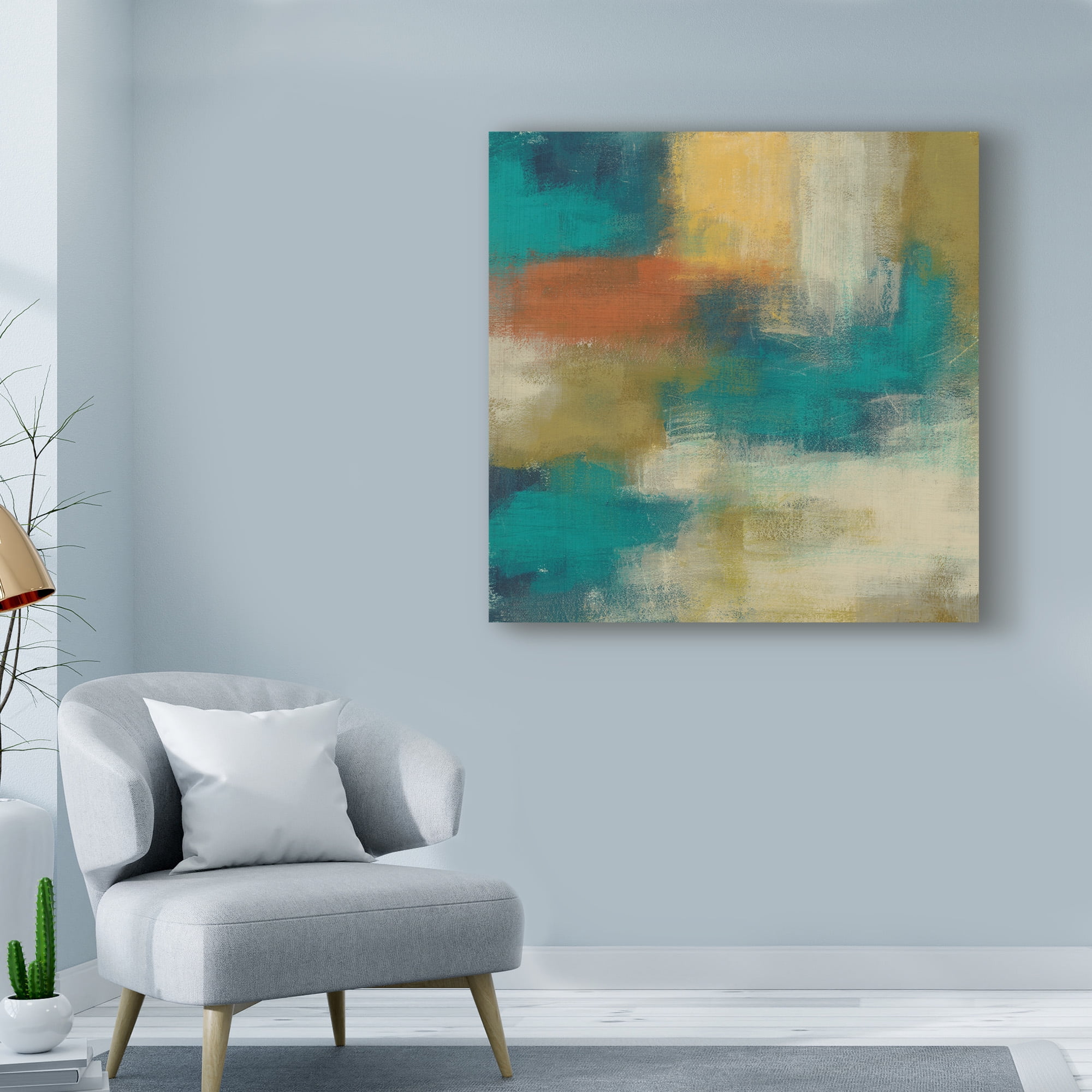 Trademark Fine Art 'Blue Note II' Canvas Art by June Erica Vess