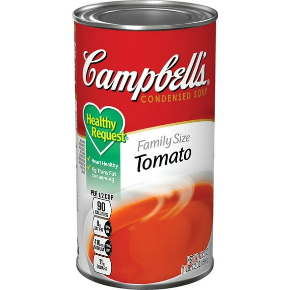 Campbell's Condensed Family Size Heart Healthy Tomato Soup 23.2 oz (Pack of 16)