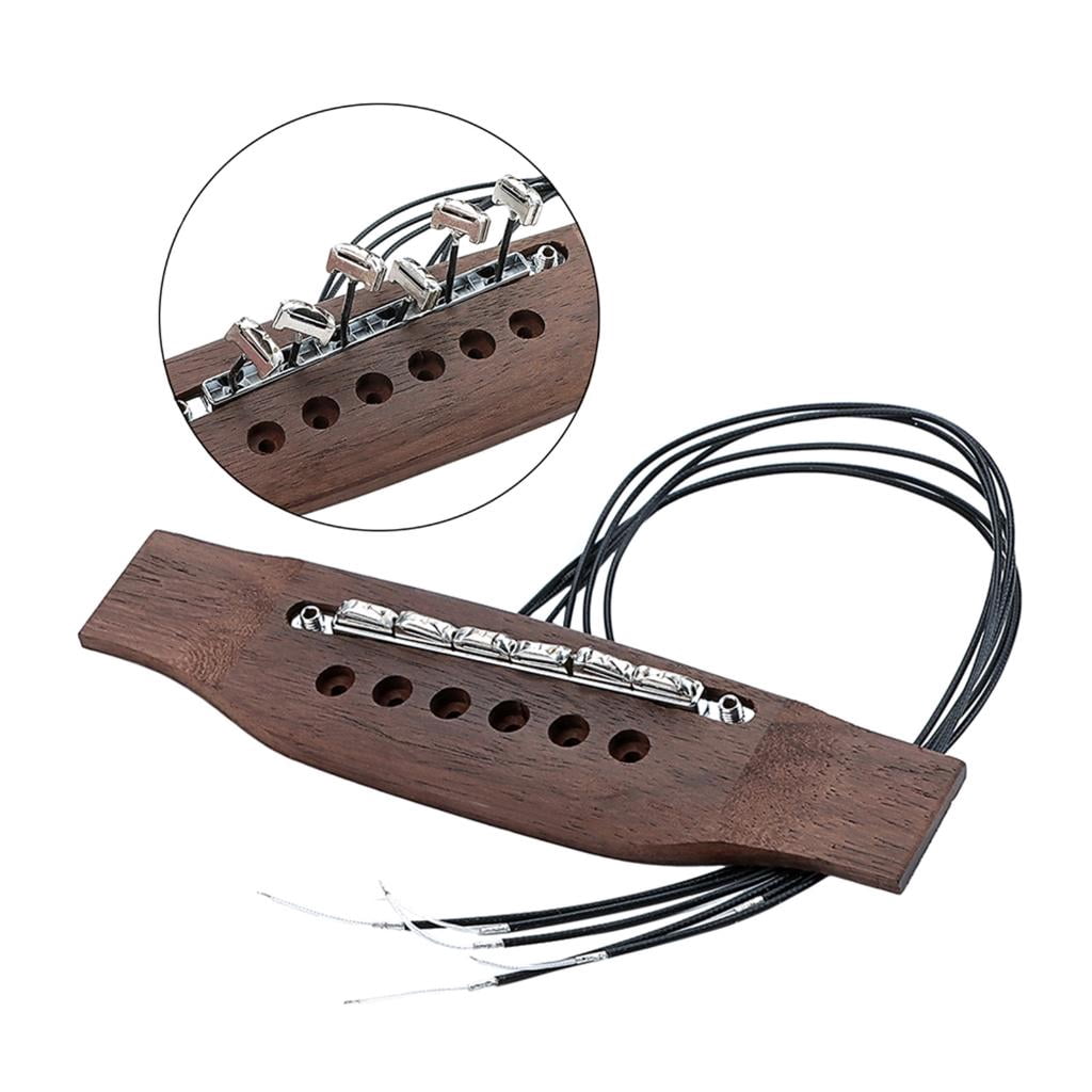 CEORPER Rosewood Acoustic Guitar Pickup For 6 String Instruments Featuring Electric Like Graininess High Performances Pickups