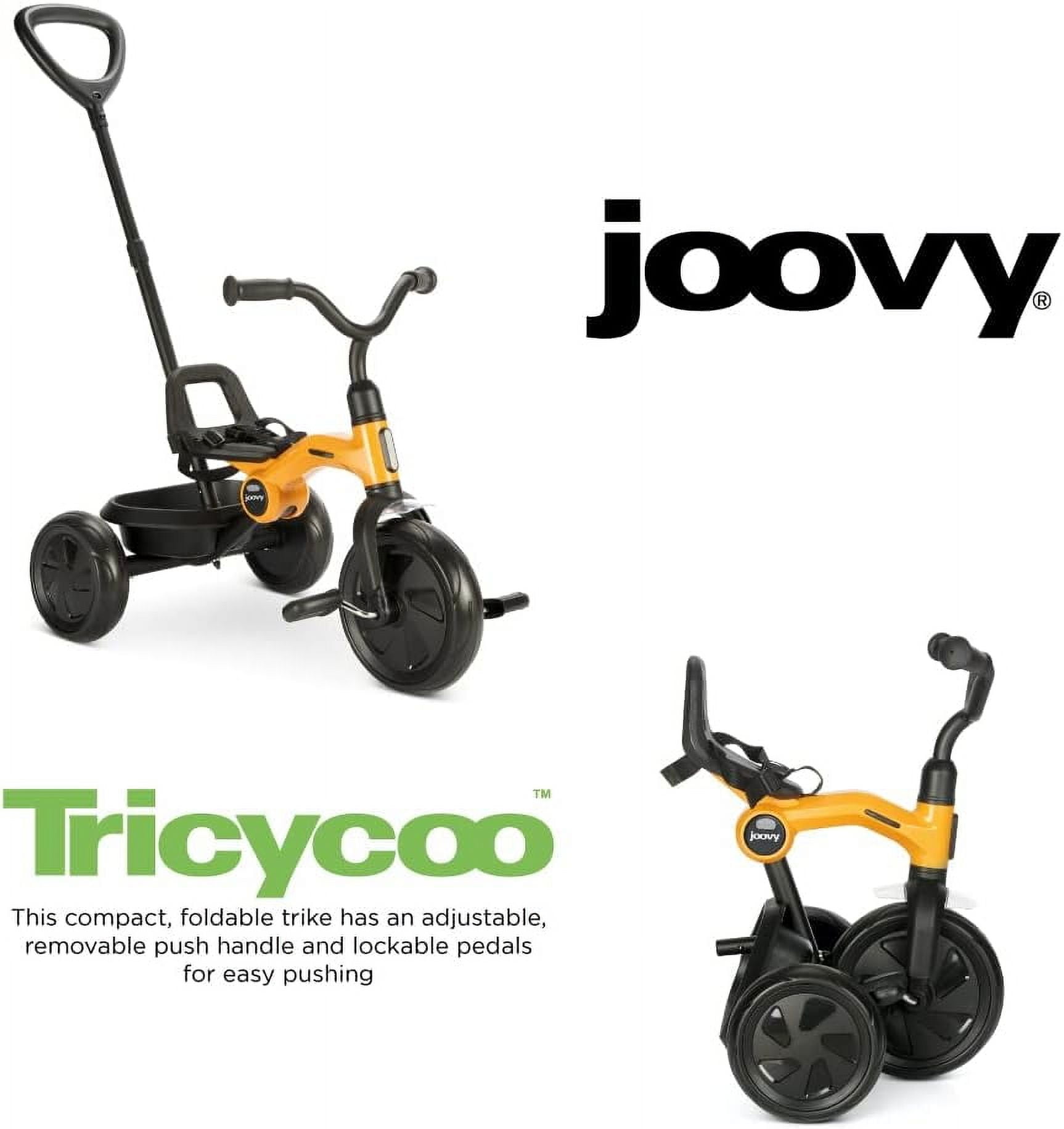 joovy Tricycoo, Preschool Fold & Go Trike, Goldy