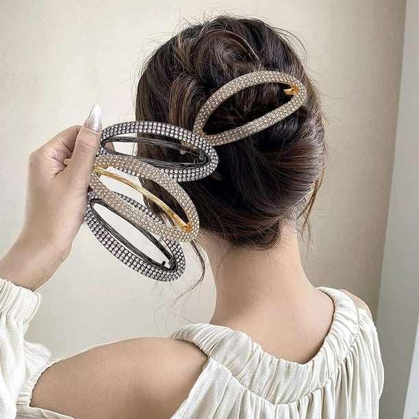 Large hair slides 2024 for thick hair