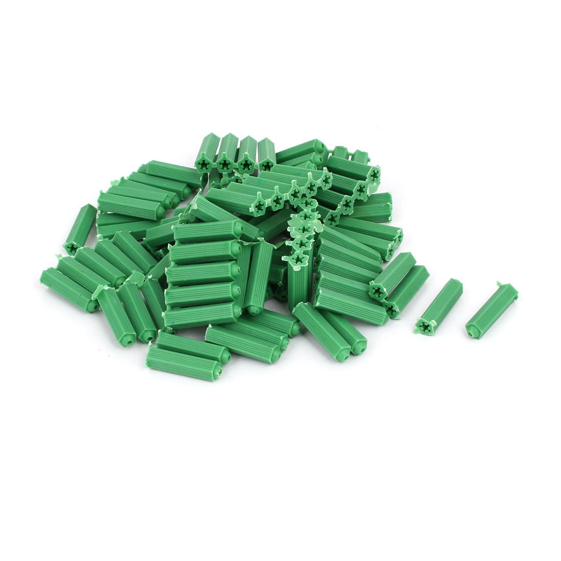 Unique Bargains6mm x 25mm Plastic Masonry Screws Fixing Wall Anchor