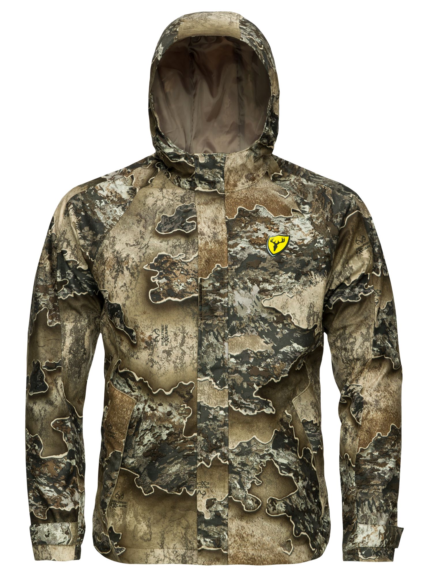 Blocker Outdoors Drencher Lightweight Breathable Waterproof Camo Rain Jacket for Men (Realtree Excape, XX-Large)