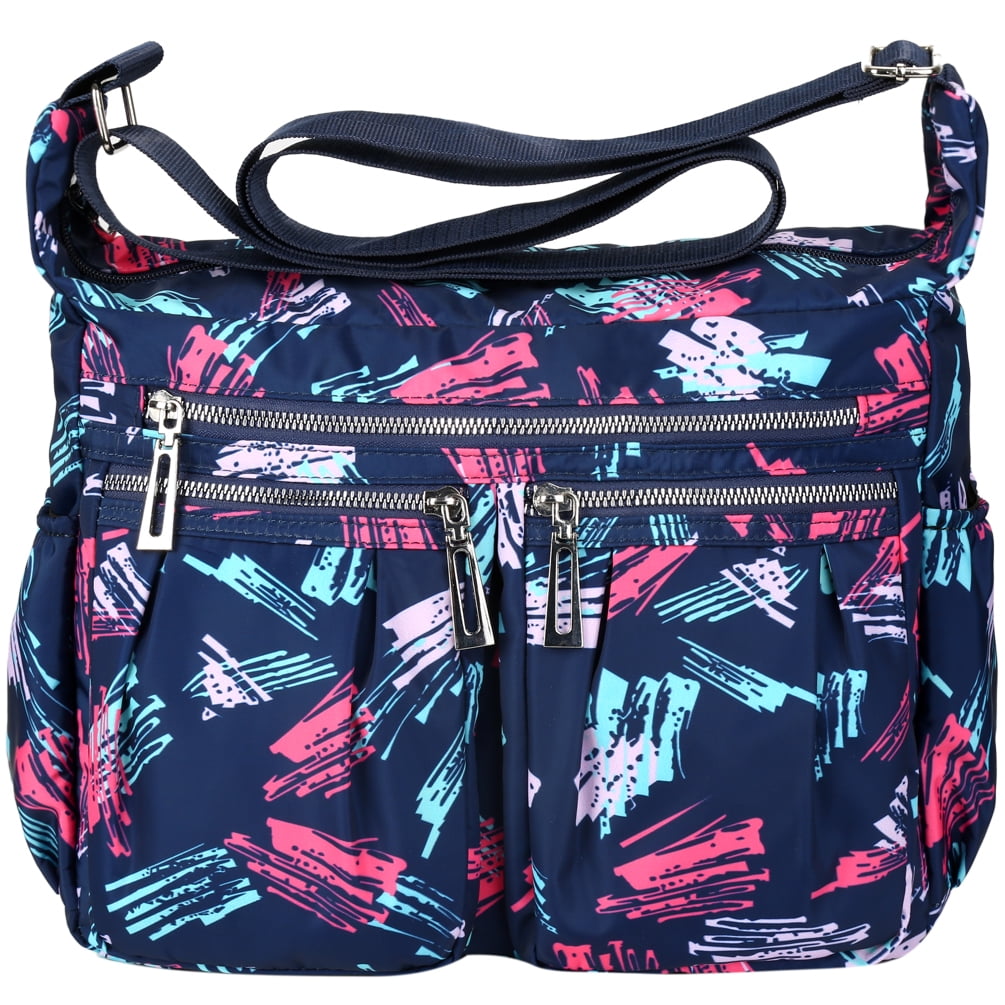women's multi pocket shoulder bag