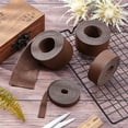 thumbnail image 7 of 1Roll Full Grain Leather Straps 2 Inches Wide 78 Inches Long Single Sided PU Leather Strip for DIY Crafts Projects Clothing Jewelry Wrapping Furniture Handles(Brown 2 Inches Wide), 7 of 7