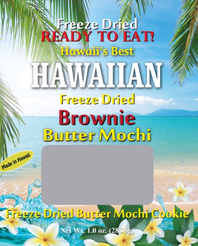 Hawaii's Best Freeze Dried Brownie Butter Mochi 1 oz
