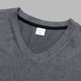 thumbnail image 5 of LTTVQM Men's T-Shirts 2026 Summer Spring V-Neck Short Sleeve Basic Tees Shirts Solid Color Casual Clothes with Pocket Dark Gray 2XL, 5 of 5