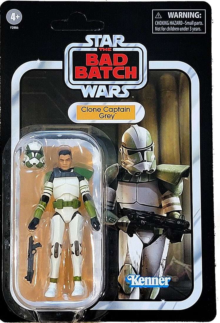 Star Wars Vintage Collection Clone Captain Grey Action Figure