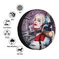 thumbnail image 4 of Harley Quinn Poster Spare Tire Cover Waterproof Dust-Proof Universal Wheel Tire Cover Protector Accessories 14" 15" 16" 17", 4 of 7