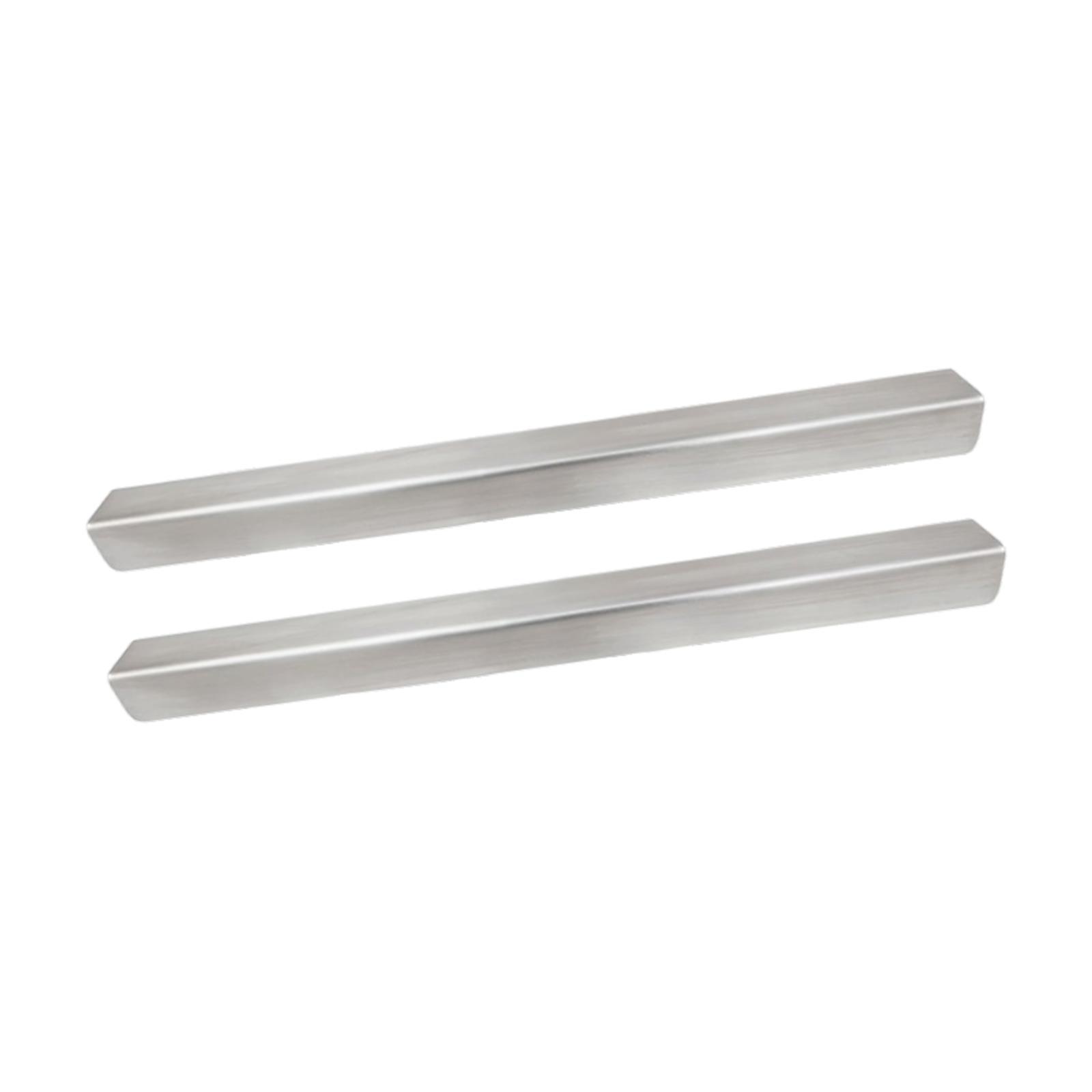 2 Pcs Slip on Edge Guard Cabinet Door Protectors Stainless Steel Construction for Home Office Baby Proofing