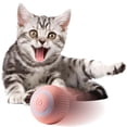 thumbnail image 3 of Bo interactiva automática de juguetes para gatos, 2 modos, silicona ABS de regalo para ejercicio de mascotas Verde Yuyangstore Bola rodante automática, 3 of 8